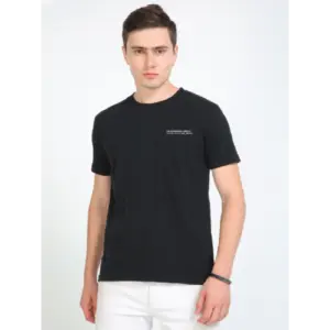 Caslay Sustainable Crew Neck T-Shirt - Black