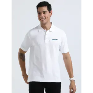 Swiss Military Men's Polo White T-Shirt