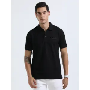 Swiss Military Men's Polo Black T-Shirt